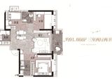 碧桂园天麓_3室2厅2卫 建面96平米