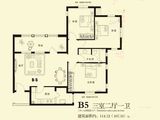 思念果岭国际社区_3室2厅1卫 建面114平米