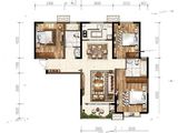 紫薇睿纳时代_3室2厅2卫 建面121平米