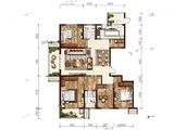 紫薇睿纳时代_4室2厅2卫 建面173平米