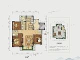 白鹿汀洲_3室2厅2卫 建面130平米