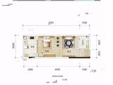 祖龙ACMALL_1室1厅1卫 建面39平米
