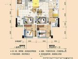 富盈今朝_3室2厅2卫 建面95平米