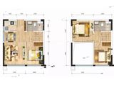 卓越中寰_3室2厅2卫 建面55平米