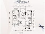 卓越弥敦道_3室2厅2卫 建面91平米
