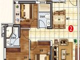 信业尚悦湾_3室2厅2卫 建面85平米