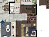 观山名邸_2室2厅1卫 建面67平米