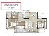 杭州湾碧桂园海上传奇_4室2厅2卫 建面143平米