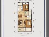 陶然名苑_2室2厅1卫 建面93平米