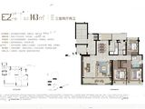 温州万科古翠隐秀_3室2厅2卫 建面143平米