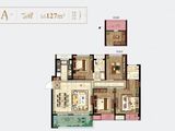 港龙紫御府_4室2厅2卫 建面127平米