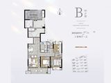 保利万科和光城悦_3室2厅1卫 建面93平米