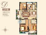 明发江湾新城_4室2厅2卫 建面123平米