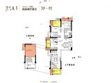 三盛璞悦湾_4室2厅1卫 建面108平米