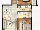 住宅水晶湖畔_2室2厅1卫 建面73平米