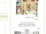 正祥日照香园_4室2厅2卫 建面117平米