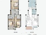 三盛雅居乐璞悦长滩_3室2厅2卫 建面87平米