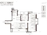 华润中央公园_4室2厅2卫 建面139平米