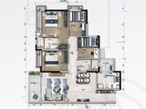 碧桂园铂悦府_4室2厅2卫 建面114平米