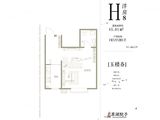 翠湖院子_1室1厅1卫 建面45平米