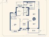 恒大悦珑湾_3室2厅2卫 建面104平米