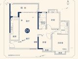 恒大悦珑湾_3室2厅2卫 建面124平米