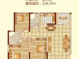鼎尚时代广场_3室2厅2卫 建面126平米