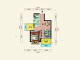 德盛南岛康城_1室2厅1卫 建面61平米