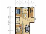 中格云景里_3室2厅1卫 建面110平米