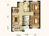 隆昌世家_2室2厅1卫 建面77平米