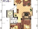 天颐和园_3室2厅1卫 建面90平米