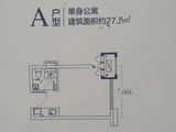 中南中央商务区_1室1厅1卫 建面27平米