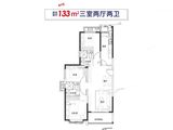 恒大海上帝景_3室2厅2卫 建面133平米