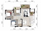 兴诚锦云府_3室2厅1卫 建面83平米