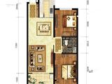 新晋原墅_2室2厅1卫 建面92平米