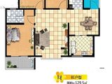 臻和天下III期_3室2厅2卫 建面129平米