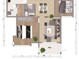 宏图国际花苑_2室2厅1卫 建面87平米