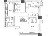 威高七彩城春风里_2室2厅1卫 建面80平米