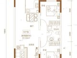 融创四季印像_2室2厅1卫 建面91平米