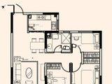 恒大珺庭_3室2厅1卫 建面104平米