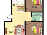 大华名都_2室2厅1卫 建面106平米