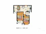 水韵华府_2室2厅1卫 建面89平米