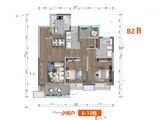 颐和天樾花园_2室2厅2卫 建面95平米