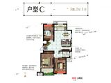 天怡珑蟠里/九珑苑_3室2厅1卫 建面109平米