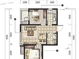 华发花间月_2室2厅1卫 建面70平米