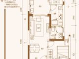 劲力五星城三期_1室2厅1卫 建面49平米