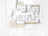 融创云水观璟花园_3室2厅2卫 建面129平米