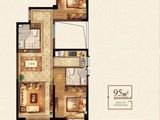 中庚乌山九巷_2室2厅2卫 建面95平米