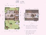 桃李春风花园_2室3厅3卫 建面158平米