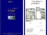龙湖春江天玺_3室2厅2卫 建面119平米